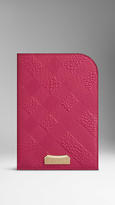 Thumbnail for your product : Burberry Embossed Check Leather Ipad Mini Case