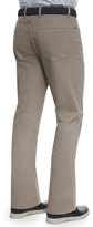 Thumbnail for your product : Ermenegildo Zegna Five-Pocket Stretch-Cotton Pants, Khaki
