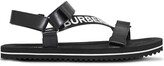 Thumbnail for your product : Burberry Logo-Print Leather Sandals