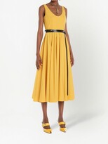 Thumbnail for your product : Alexander McQueen Scoop-Neck Midi Dress