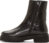 Thumbnail for your product : Maison Martin Margiela 7812 MM6 Maison Margiela Black Brushed Leather Ankle Boots