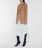 Thumbnail for your product : Dorothee Schumacher Velour Softness suede blazer