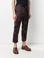 Thumbnail for your product : Goodfight Jacquard-Print Tailored Trousers