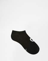 Thumbnail for your product : Calvin Klein Retro Logo Liner Socks
