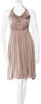 Thumbnail for your product : Bottega Veneta Silk Halter Dress