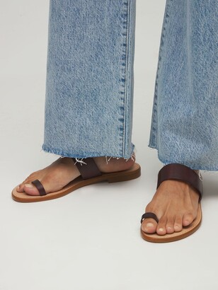 AG Jeans 10mm Leather Thong Sandals