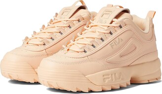 Fila Disruptor II Premium Fashion Sneaker (Tender Peach/Tender Peach/Tender Peach) Women's Shoes