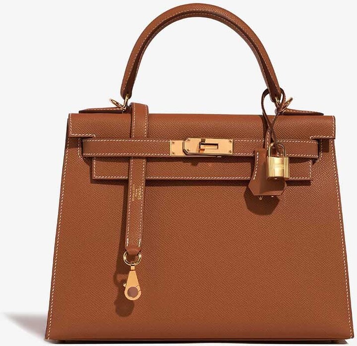 Hermes Birkin Handbag Capucine Togo with Gold Hardware 40 - ShopStyle  Shoulder Bags