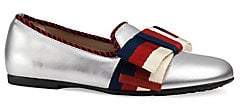 Gucci Kid's Bow Ballerina Loafers
