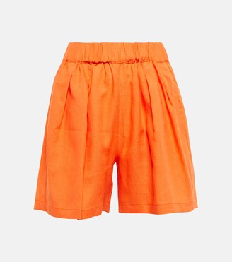 ASCENO Zurich linen shorts