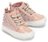 Thumbnail for your product : Stuart Weitzman Infant's Rhinestone-Studded High-Top Sneakers