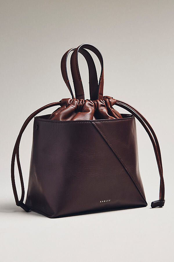 Radley London Leather Drawstring Bag