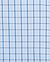 Thumbnail for your product : Neiman Marcus Trim-Fit Non-Iron Plaid Dress Shirt, Blue