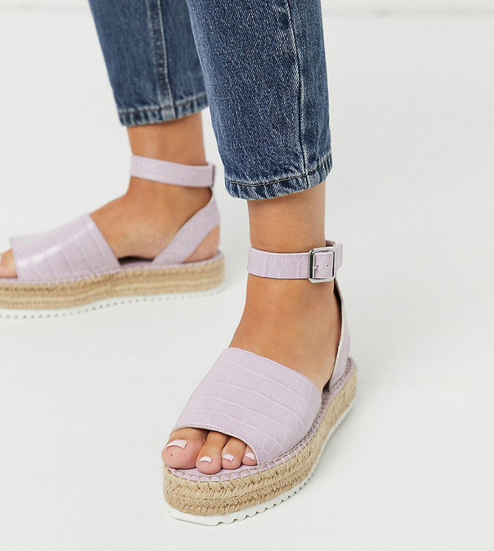Espadrilles Wide Fit | Shop the world's largest collection of fashion |  ShopStyle UK