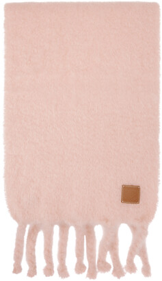 Loewe Pink Mohair Scarf