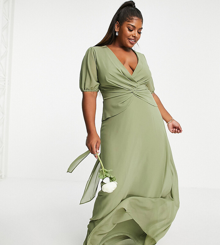 green wrap dress maxi Big sale - OFF 77%