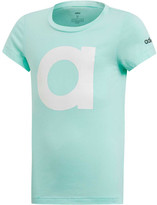Thumbnail for your product : adidas Girls Essentials Branded Tee Mint / White 6