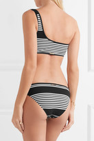Thumbnail for your product : Stella McCartney Printed One-shoulder Bikini - Black