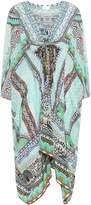 Thumbnail for your product : Camilla The King And I Embellished Silk Crepe De Chine Kaftan