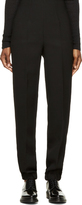 Thumbnail for your product : CNC Costume National Black High-Waisted Wool Trousers