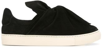 Ports 1961 twist detail slip-on sneakers - women - Leather/Calf Suede/rubber - 40