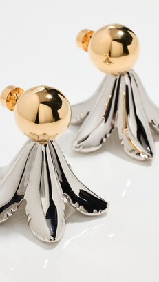 ピアス MARNI 'Flower Pop' earrings Black enameled metal Flower Pop earrings | Marni
