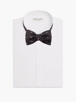Thumbnail for your product : Alexander McQueen Skull And Polka-dot Silk-jacquard Bow Tie - Black Pink
