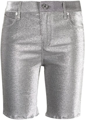 RtA Metallic Tailored Shorts