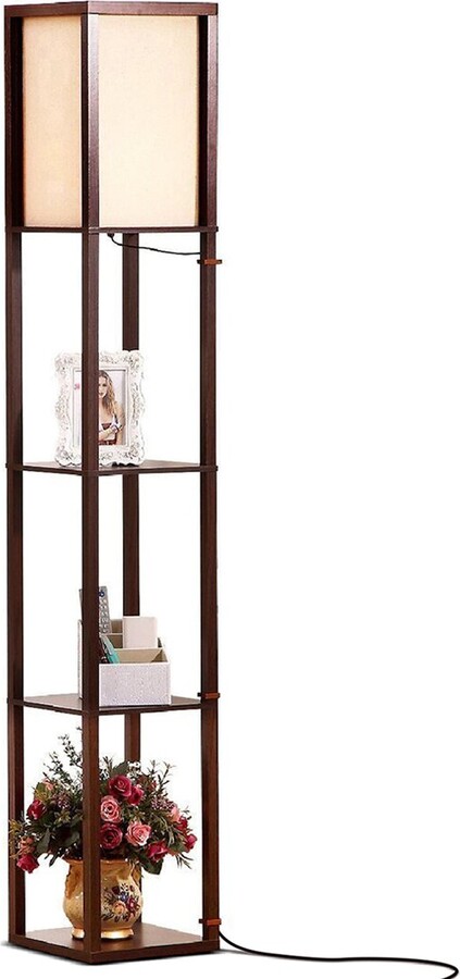 BRIGHTECH Maxwell LED Shelf Floor Lamp