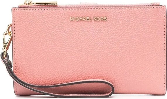 MICHAEL Michael Kors Dahlia Small Zip Around Wallet in Red