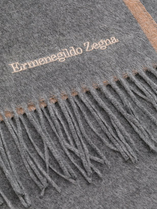 Ermenegildo Zegna frayed scarf