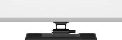 Humanscale Float Table Keyboard Mechanism, Float Keyboard Platform, 19" Foam Slim Palm Support, Black