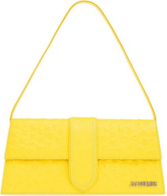 JACQUEMUS イエロー レザー　ボディバッグ Jacquemus Le Petit Tourni レザーバッグ | イエロー | FARFETCH JP