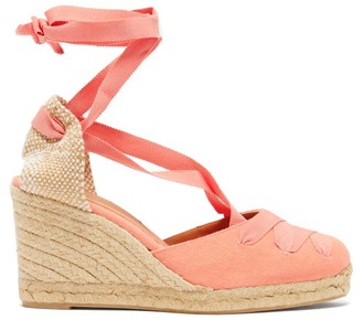Castaner Pink Wedges | Shop the world's largest collection of fashion |  ShopStyle