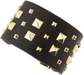 Thumbnail for your product : Valentino Wide Multi Rockstud Cuff, Black