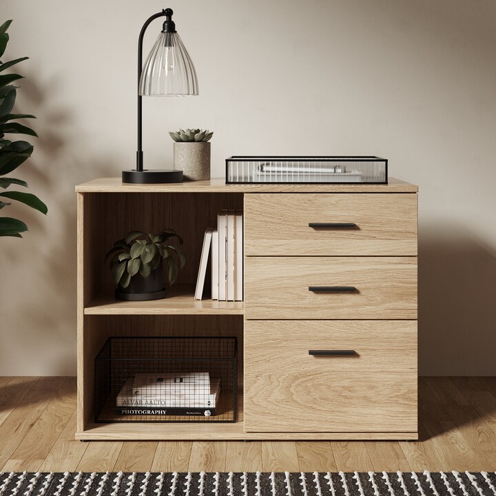 Dunelm Edison Storage Oak Effect Oak Effect ShopStyle