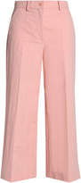 Thumbnail for your product : Moschino Boutique Cropped Cotton-blend Culottes