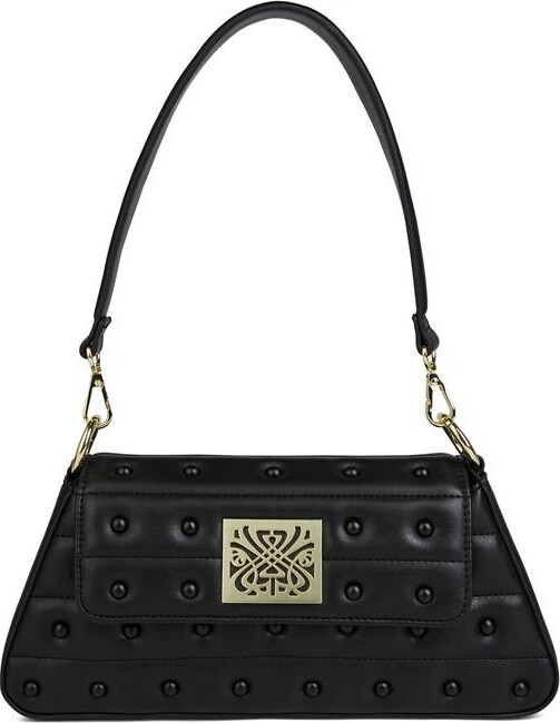 BIBA | Handbag for Woman from Genuine Leather, Shoulder Bag Heritage Kansas  KA2, Long Handle, Zip Closure, Genuine Cowhide Leather, Black Color: Amazon.co.uk:  Fashion