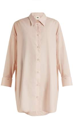 MM6 MAISON MARGIELA Detachable-collar cotton-poplin shirtdress