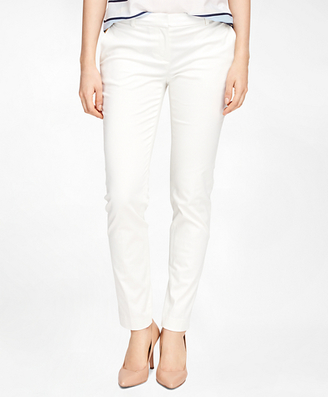 Brooks Brothers Natalie Fit Cotton Stretch Pants