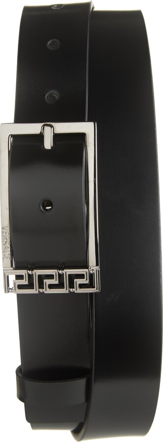 Versace Greca Leather Belt