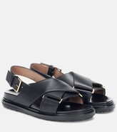 Thumbnail for your product : Marni Fussbett leather sandals