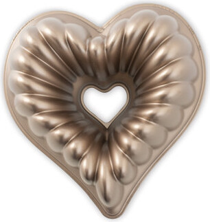 Nordicware Platinum Non-Stick Novelty Elegant Heart Bundt Pan