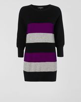 Thumbnail for your product : Jaeger Cashmere Stripe Tunic