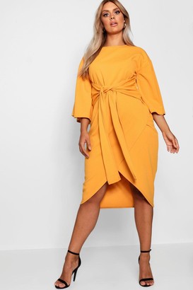 yellow wrap dress uk