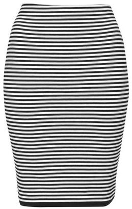 Topshop Womens **Tipped Edge Skirt by Annie Greenabelle - Black
