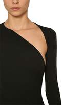 Thumbnail for your product : Alexandre Vauthier Cut Out Stretch Jersey Long Dress