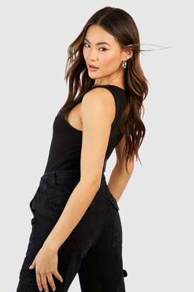 boohoo V-Neck Tank Top one piece 2 Pack