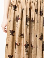 Thumbnail for your product : UMA WANG Graphic-Print Full Skirt