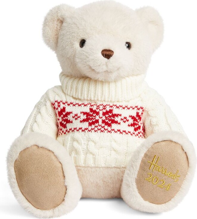 Harrods Christmas Bear 2024 Noah (34Cm) ShopStyle Holiday Decorations